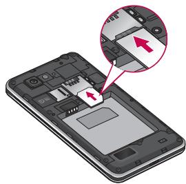 LG OPTIMUS 4X HD - Installing the SIM card and battery - 2
