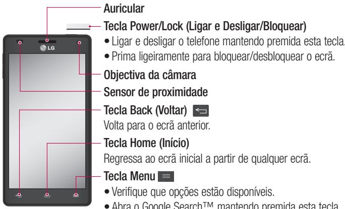 LG OPTIMUS 4X HD - Componentes do disposativo - 1