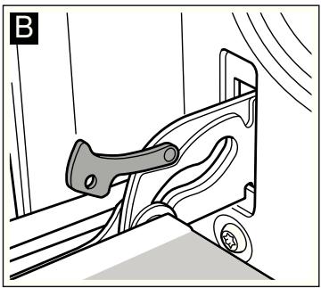 BOSCH HBN231E2,  HBN231E4 - Décrocher et accrocher la porte du four - 2