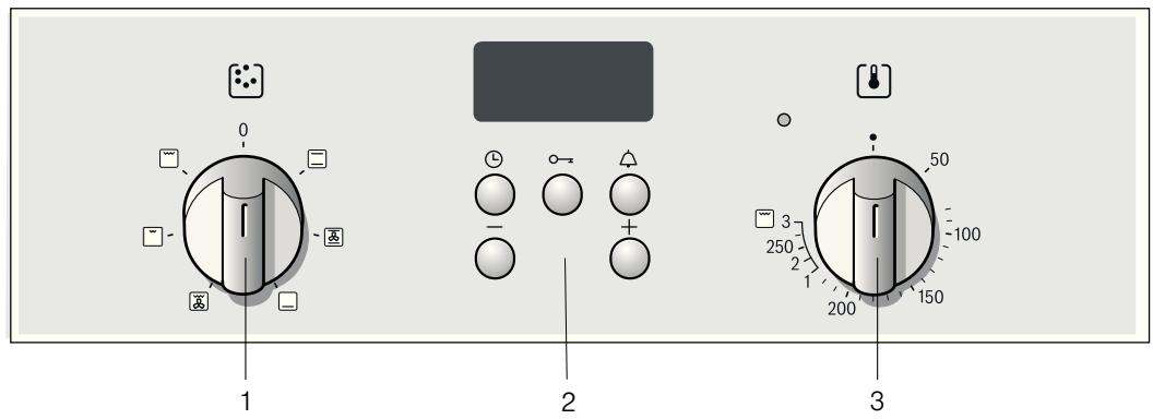 BOSCH HBN231E2,  HBN231E4 - Panoul de commande - 1