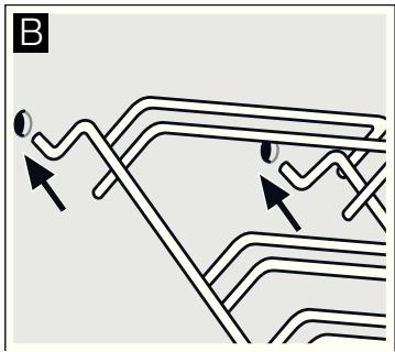 BOSCH HBN231E2,  HBN231E4 - Démontage des supports - 4