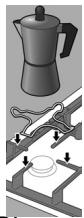 BOSCH PCP612B80E/01 - Additional coffee maker support - 1