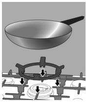 BOSCH PCP616B80E/01 - Additional wok pan support Wok pan - 1
