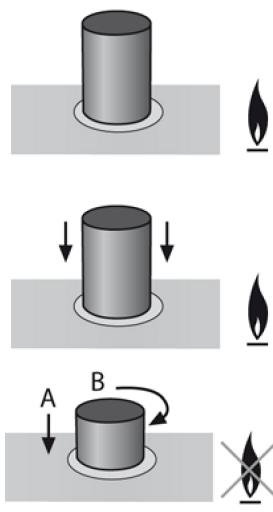 BOSCH PCQ715M90E/01 - Interruptor principal / Bloqueio da plac de cozedura (Main Switch) - 1