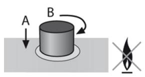 BOSCH PCQ715M90E/01 - Interrupteur principal / Blocage de la plaque de cuisson (Main Switch) - 3