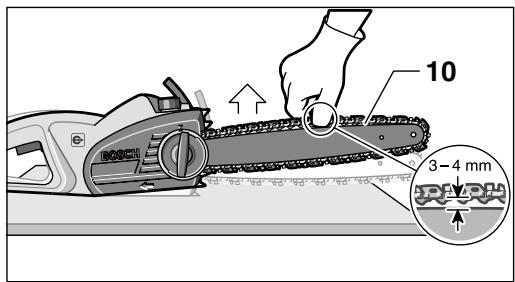 BOSCH GKE 35 BCE - Tensioning chain - 3