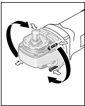 BOSCH GWS 11-125 CI - Rotating the Machine Head - 1