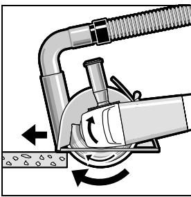 BOSCH GWS 11-125 CI - Skæring i sten - 1