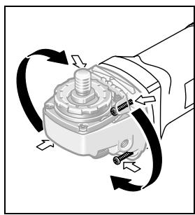 BOSCH GWS 11-125 CI - Getriebekopfdrehen - 1