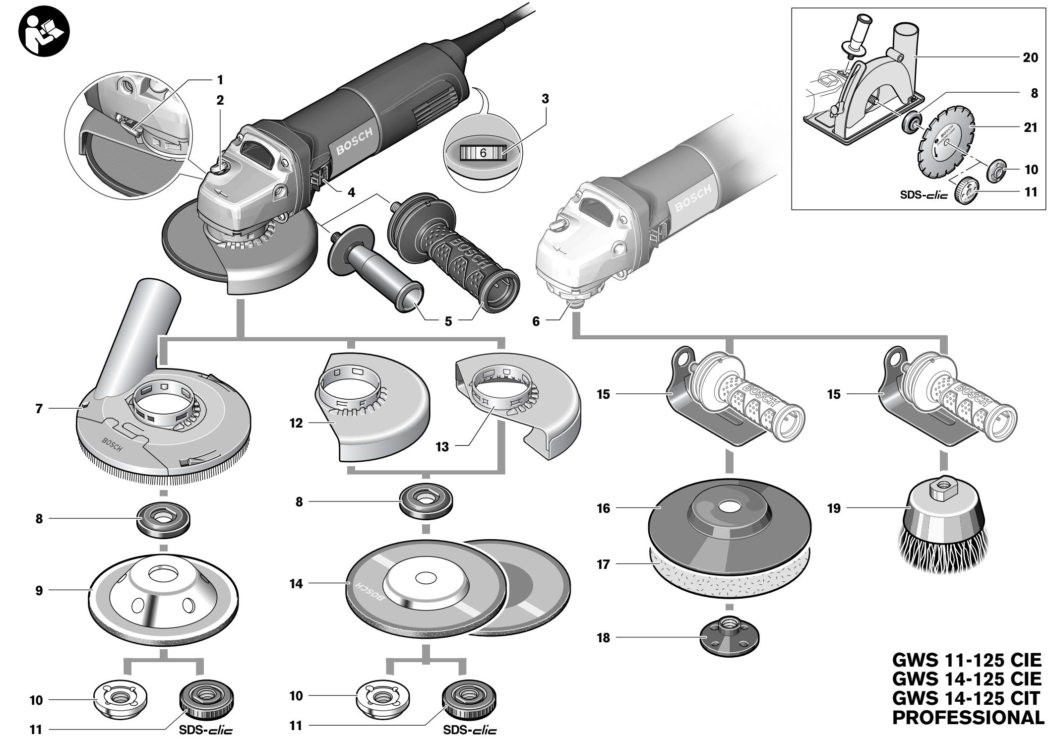 BOSCH GWS 14-125 CI - BOSCH - 8
