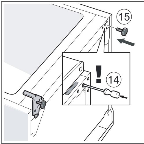 BOSCH GSN 36VL30/01 - INSTALLATION INSTRUCTIONS - Aligning the appliance - 6