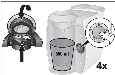BOSCH TASSIMO - QUICK GUIDE - Esecuzione del programma decalcificazione - 2