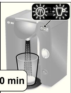 BOSCH TAS 5543 TASSIMO - Esecuzione del programma di decalcificazione - 6