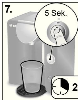 BOSCH TAS 5543 TASSIMO - Entkalkungsprogramm durchführten - 5