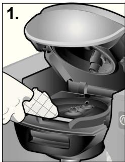 BOSCH TAS 5543 TASSIMO - Risk for elektrisk stö! - 1
