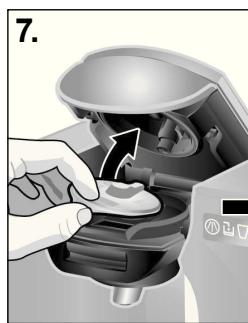 BOSCH TAS 5543 TASSIMO - Första användningen av TASSIMO-enheten - 11