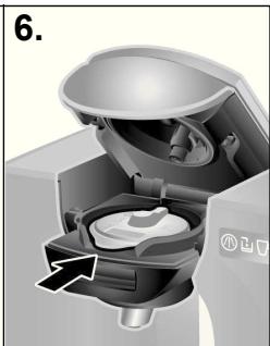 BOSCH TAS 5543 TASSIMO - Gjennomføring av avkalkingsprogrammet - 4