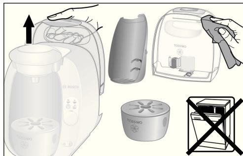 BOSCH TAS-2001-TASSIMO - Peligro de descargas electricas! - 2