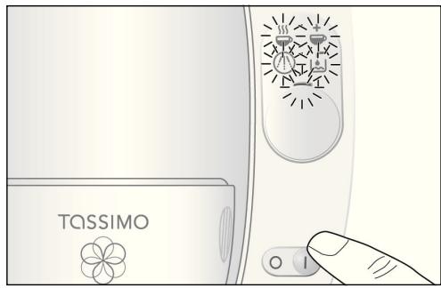 BOSCH TAS-2001-TASSIMO - Elementos de commando eindicadores - 1