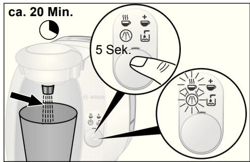 BOSCH TAS-2001-TASSIMO - Entkalkungsprogramm durchführten - 2