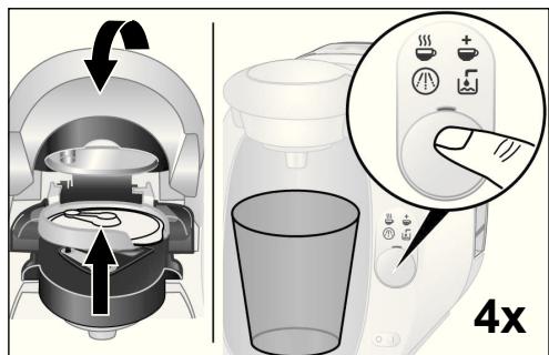 BOSCH TAS-2001-TASSIMO - Gjennomføring av avkalkingsprogrammet - 4