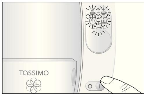 BOSCH TAS-2001-TASSIMO - Controles eindicadores visuales - 1