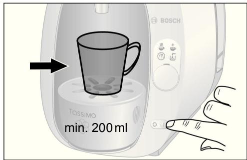 BOSCH TAS-2001-TASSIMO - Θεση της συσκεύns TASSIMO Εε λειτουργία - 1