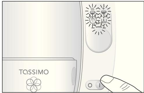 BOSCH TAS-2001-TASSIMO - Éléments de commande et d'affichage - 1