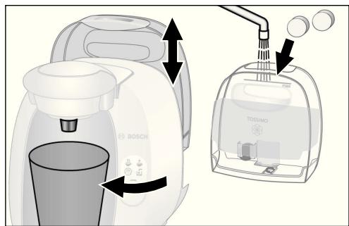 BOSCH TAS-2001-TASSIMO - ! Important: - 2