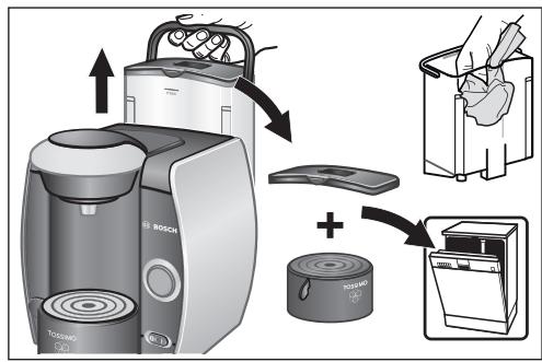 BOSCH TAS4303 TASSIMO - Risk for elektriska stötar! - 2