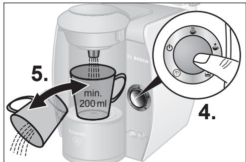 BOSCH TAS4303 TASSIMO - First use of your TASSIMO machine - 3