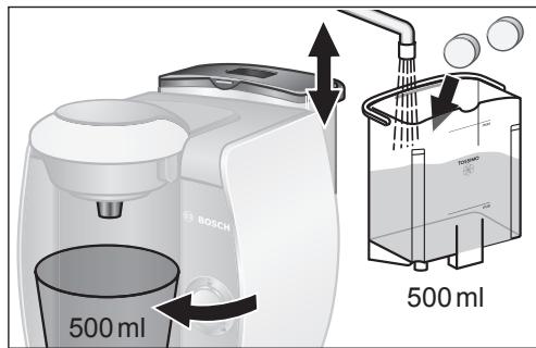BOSCH TASSIMO TAS4000SD - Betjeningselementer og visningssymboler - 7