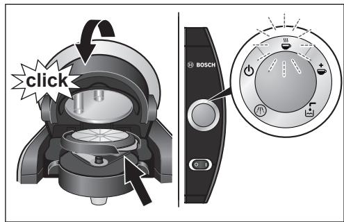 BOSCH TASSIMO TAS4000SD - Betjeningselementer og visningssymboler - 3