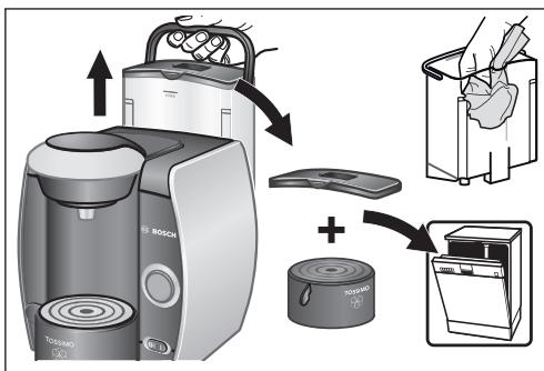 BOSCH TASSIMO TAS4213 - Risiko for elektrisk stød! - 2