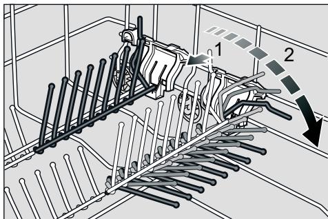 BOSCH SMS69N22EP - Tiges rabattables * - 1