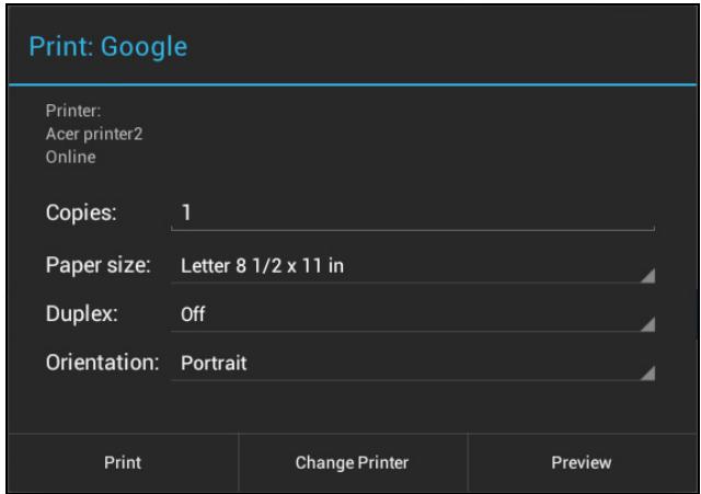 ACER ICONIA TAB W700, ICONIA TAB W700P, ICONIA W700 - Imprimer avec Acer Print - 4