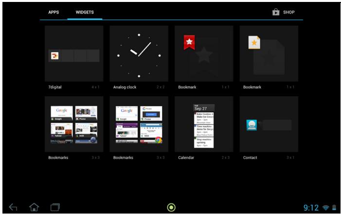 ACER ICONIA TAB W700, ICONIA TAB W700P, ICONIA W700 - Ajouter ou supprimer des raccourcis ou widgets - 1