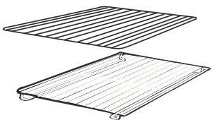 CANDY FPP 439 X - Der einfache Rost dient als Unterlage für Bleche und Backformen. - 1