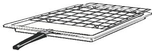 CANDY FPP 439 X - The tray holder - 1