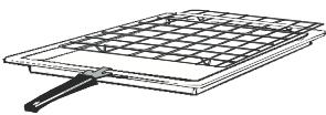 CANDY FPP 439 X - Der einfache Rost dient als Unterlage für Bleche und Backformen. - 3