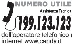 CANDY MIC 201 EX - UN SOLO NUMERO TELEFONICO PER OTTENERE ASSISTENZA. - 1