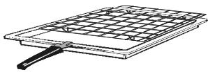 CANDY FPE649/6X - The tray holder - 1
