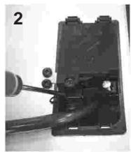 CANDY CH 642 B - - Per aprire il coperchio della morsettiera: - 2