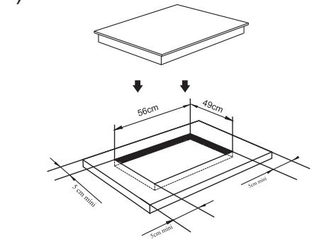 CANDY CIE 3637 - Vorgangsweise bei der Installation - 1