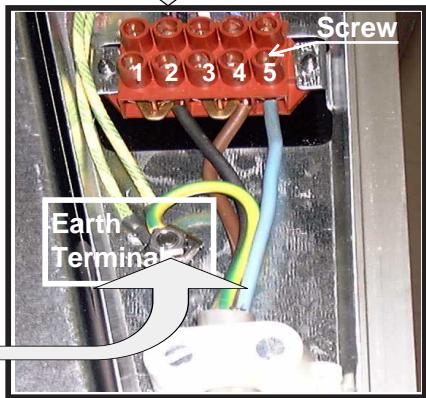 CANDY PVC220 - CONNECTION TO THE TERMINALS ON THE TERMINAL BLOCK : - 8