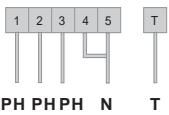 CANDY PVC220 - CONNECTION TO THE TERMINALS ON THE TERMINAL BLOCK : - 7