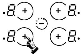 CANDY PVD 642/1 - - STARTING A COOKING ZONE - 1