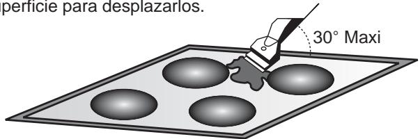 perficie para desplazarlos. 30° Maxi