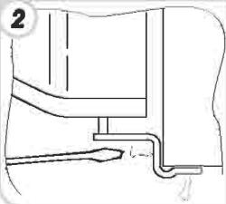 CANDY CFU 2705 - INVERSION DU SENS D'OUVERTURE - 2