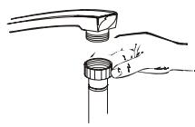CANDY CED 110 - Raccordement de l'eau froide - 1